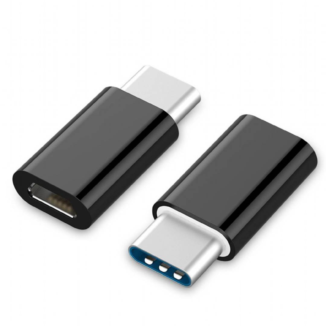 Adaptateur Gembird USB Type C 2.0 vers Micro USB mâle et femelle