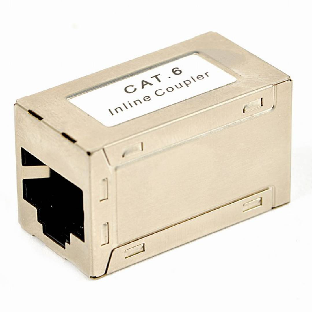 Adaptateur de coupleur en ligne Gembird RJ-45 Cat6 femelle à femelle.