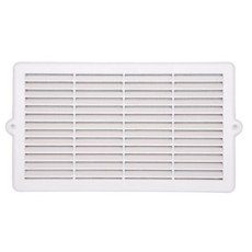 Grille d’aération abs naturel, L.15.2 x l.27.6 cm