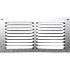 Grille d’aération aluminium anodisé, L.10 x l.20 cm