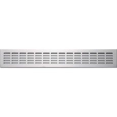 Grille d’aération aluminium anodisé, L.50 x l.8 cm