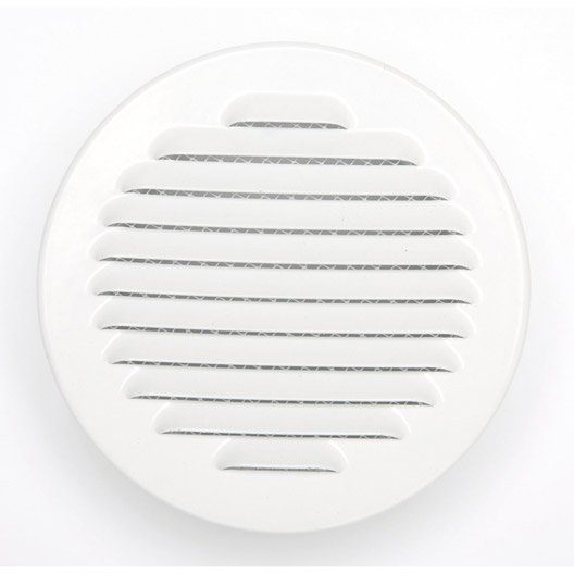 Grille d’aération aluminium laqué Diam.15 cm