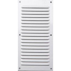 Grille d’aération aluminium laqué, L.20 x l.10 cm