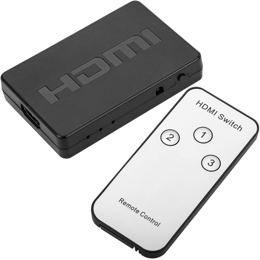 Commutateur HDMI 3×1 avec 3 entrées et 1 sortie