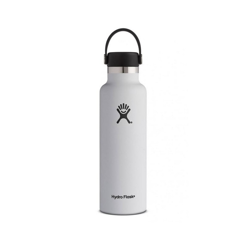 HYDRO FLASK 21 oz Standard Cap white