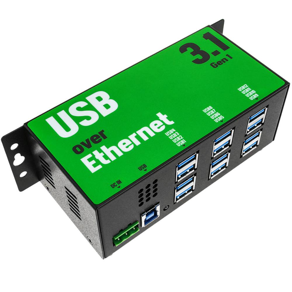 AnyPlaceUSB partage USB 3.1 SuperSpeed sur un réseau TCP/IP à 12 ports