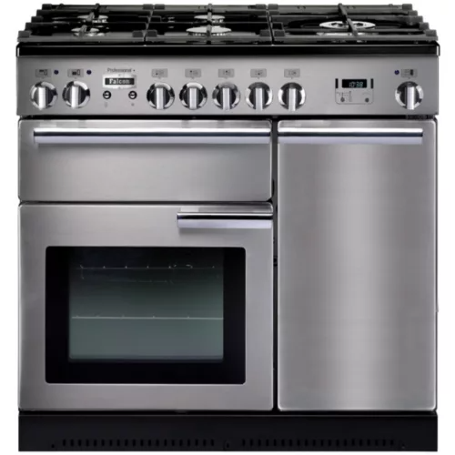 Piano de cuisson gaz Falcon PROFESSIONAL + 90 MIXTE INOX/CHROME