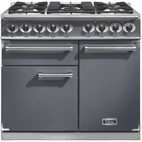 Piano de cuisson gaz Falcon Semi Pro DELUXE 100 ARDOISE NICKEL