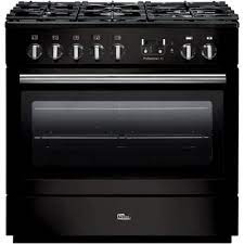 Piano de cuisson gaz Falcon PROFESSIONAL+90 FX MIXT NOIR BRILLANT