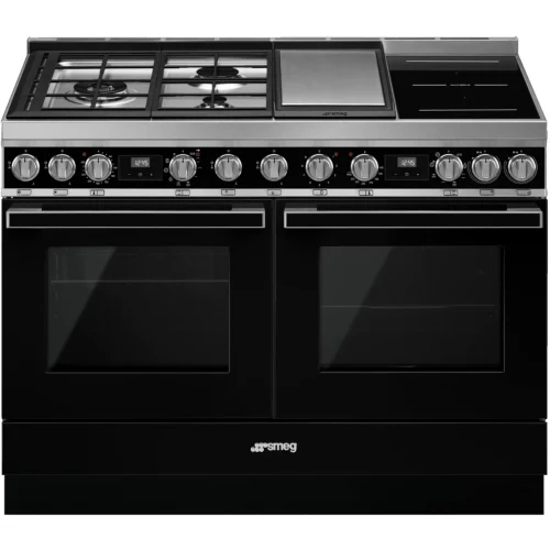 Piano de cuisson mixte Smeg CPF120IGMPBL