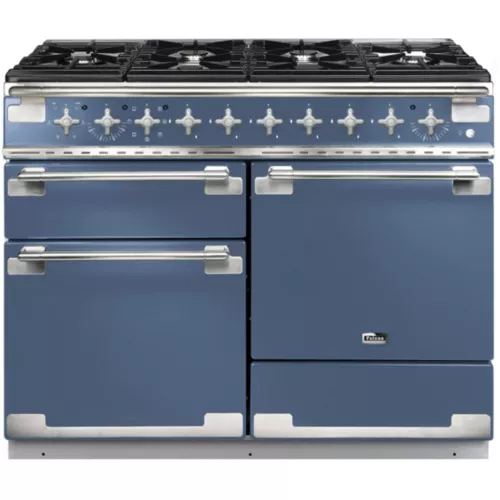 Piano de cuisson gaz Falcon ELISE 110 ROCHE BLEUE NICKEL BROSSÉ