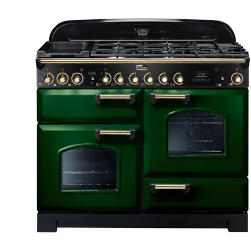 Piano de cuisson mixte Falcon CLASSIC DELUXE 110 VERT ANGLAIS LAITON