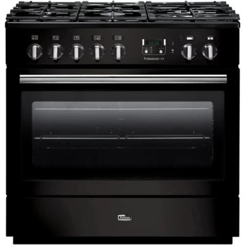 Piano de cuisson gaz Falcon PROFESSIONAL+90 FX MIXT NOIR BRILLANT