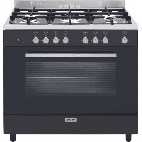 Piano de cuisson gaz Glem GE960CVBK2