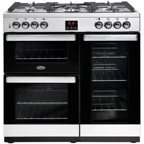 Piano de cuisson gaz Belling COOKCENTRE 90 DFT INOX