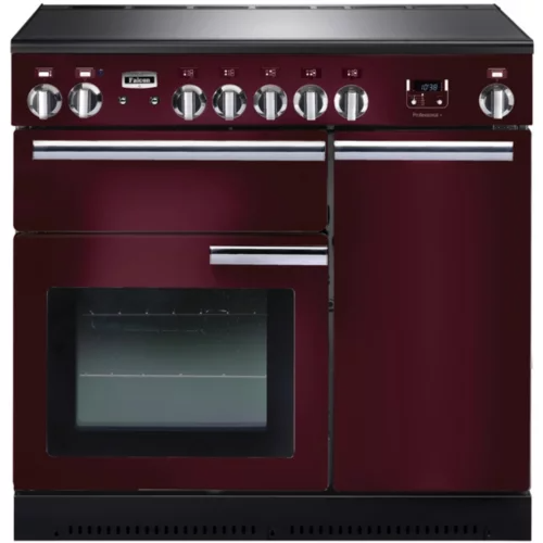 Piano de cuisson induction Falcon PROF+90 INDUC ROUGE