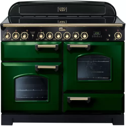 Piano de cuisson vitrocéramique Falcon CLASSIC DELUXE 110 VERT ANGLAIS LAITON