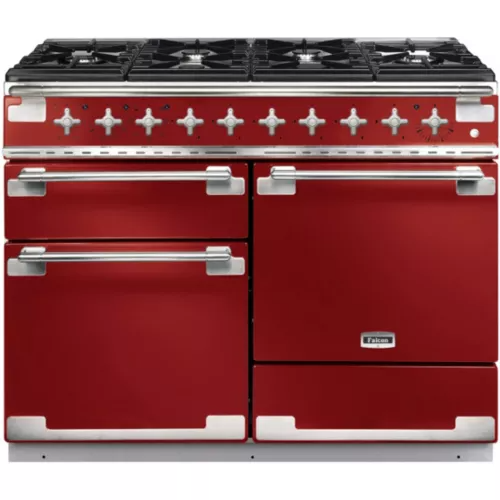 Piano de cuisson gaz Falcon ELISE110 MIXT ROUGE CERISE