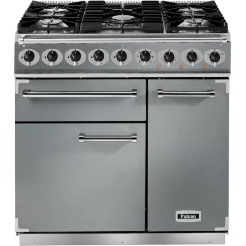 Piano de cuisson gaz Falcon Semi Pro DELUXE 90 INOX CHROME