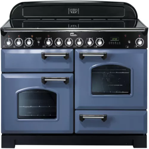 Piano de cuisson vitrocéramique Falcon CLASSIC DELUXE 110 ROCHE BLEUE CHROME