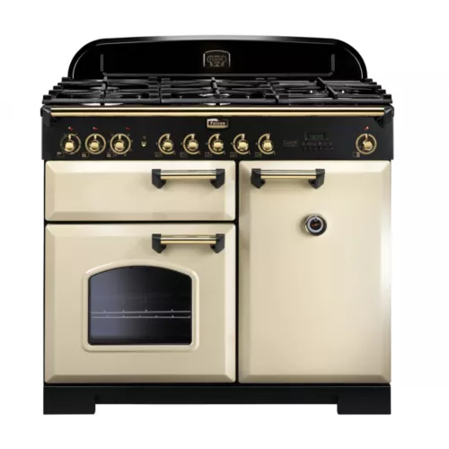 Piano de cuisson gaz Falcon CLASSIC DELUXE 100 CREME LAITON