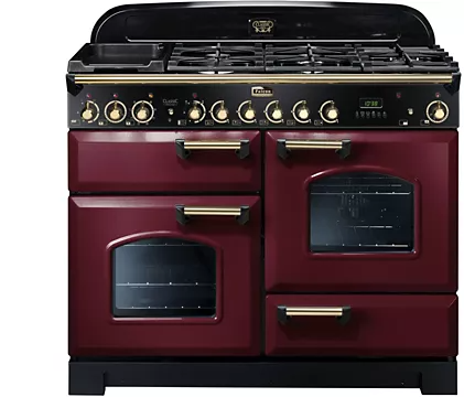 Piano de cuisson mixte Falcon DELUX110 MIXT ROUGE/LAITON