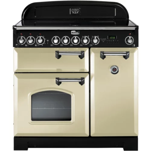 Piano de cuisson vitrocéramique Falcon CLASSIC DELUXE 90 CREME CHROME