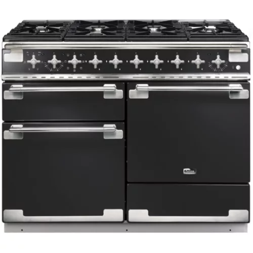Piano de cuisson gaz Falcon ELISE 110 CHARBON Mat satiné NICKEL