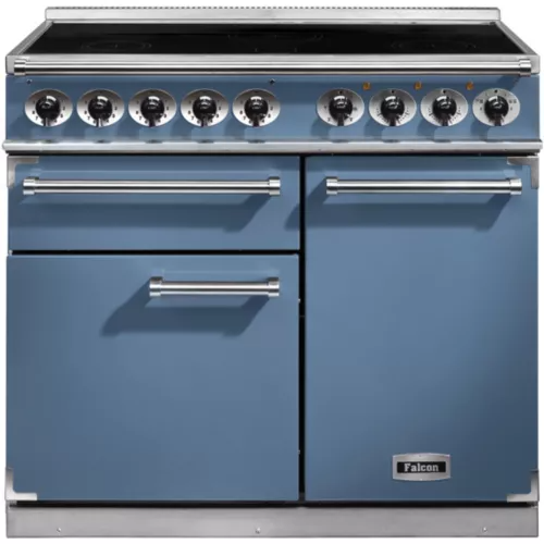 Piano de cuisson induction Falcon Semi Pro DELUXE 100 BLEU DE CHINE NICKEL
