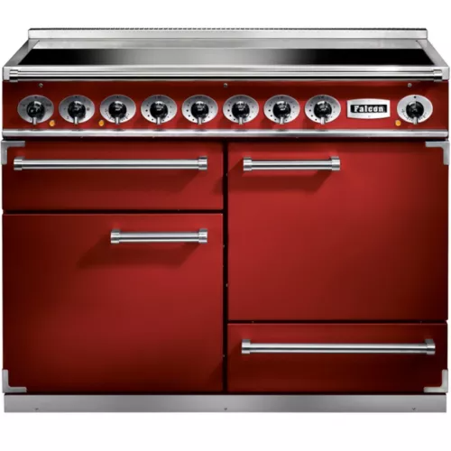 Piano de cuisson induction Falcon Semi Pro DELUXE 110 ROUGE CERISE NICKEL