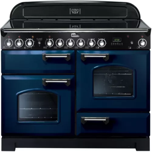 Piano de cuisson vitrocéramique Falcon CLASSIC DELUXE 110 BLEU ROI CHROME