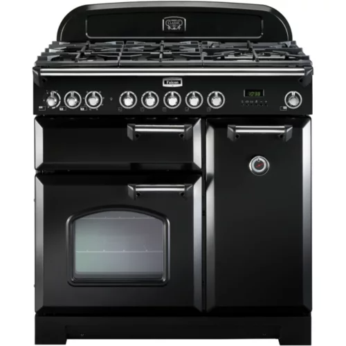 Piano de cuisson gaz Falcon CLASSIC DELUXE 90 ARDOISE LAITON