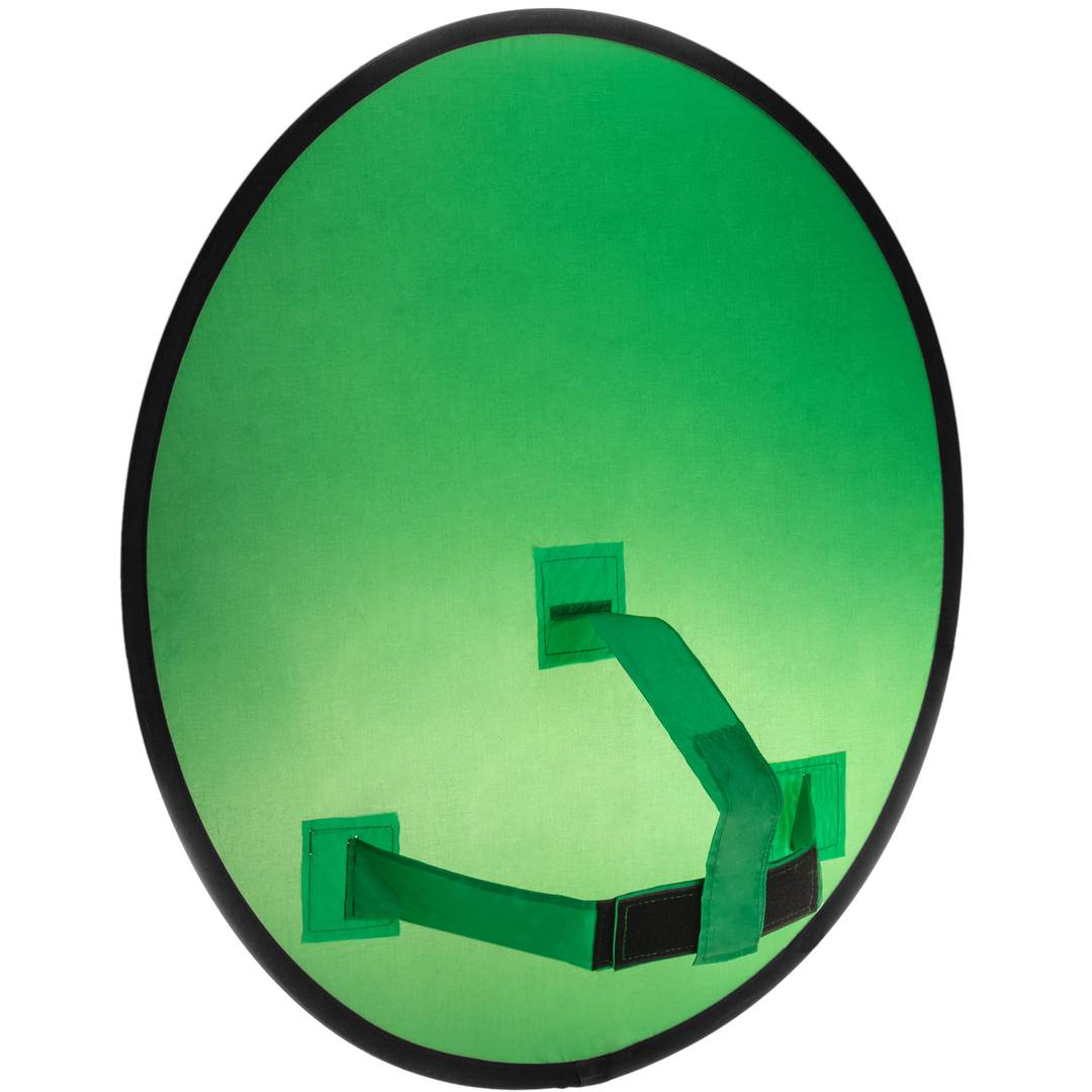 Chroma green circulaire portable pour tête de chaise et dossier 110 cm