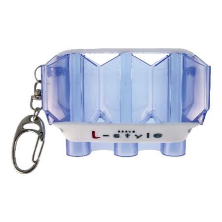 L-STYLE KRYSTAL CLEAR BLUE FLIGHT CASE