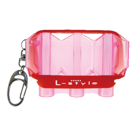 L-STYLE KRYSTAL CLEAR PINK FLIGHT CASE