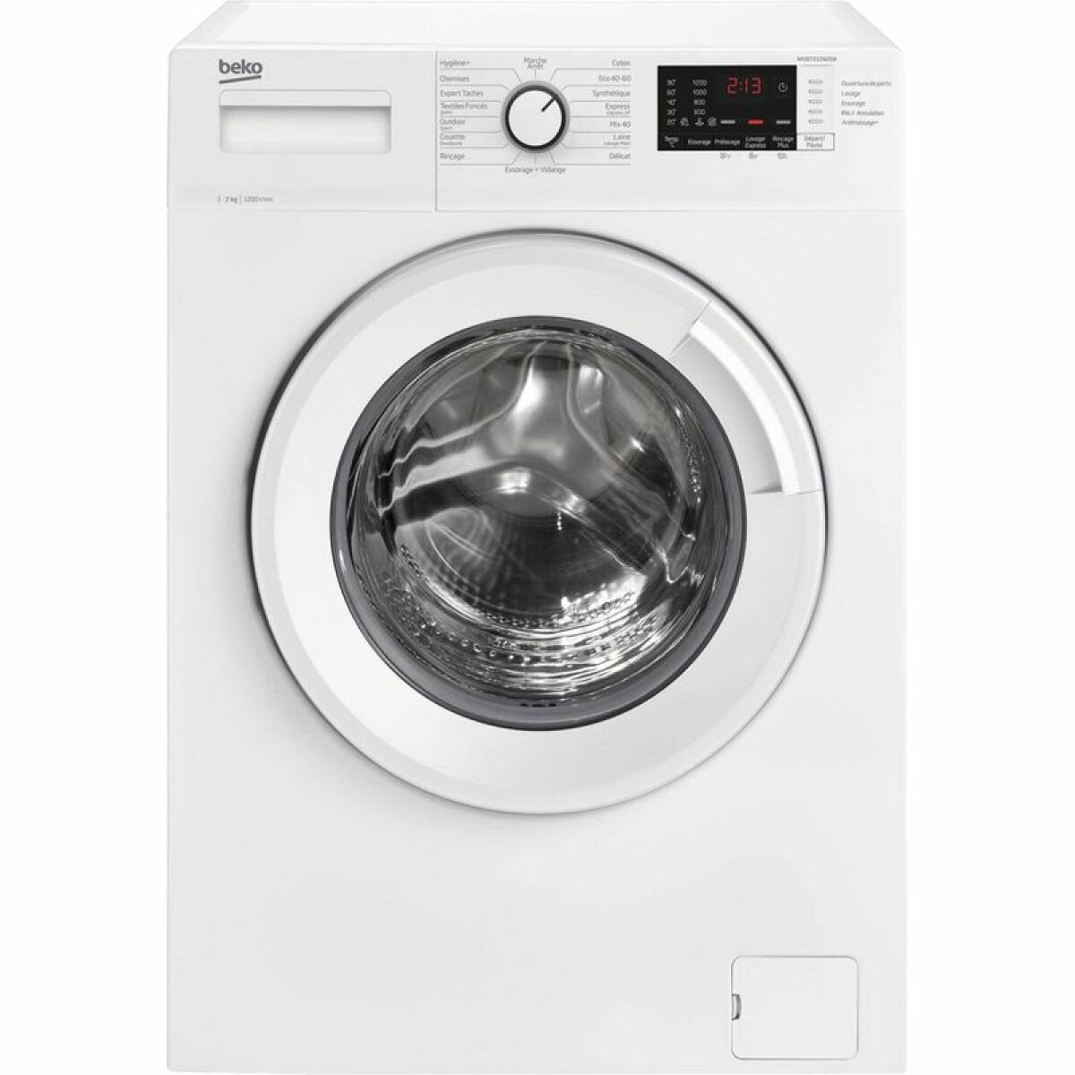 Lave linge hublot BEKO WUE7212W0W 7 kg Blanc