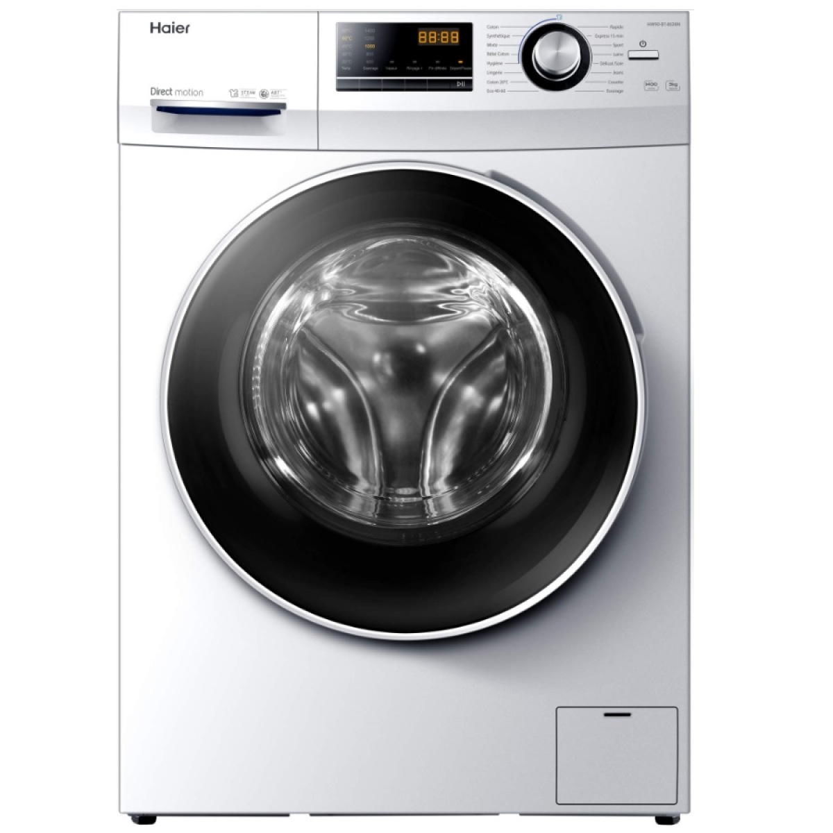 Lave-linge hublot 9kg 1400 tours/min – hw90b14636n – HAIER