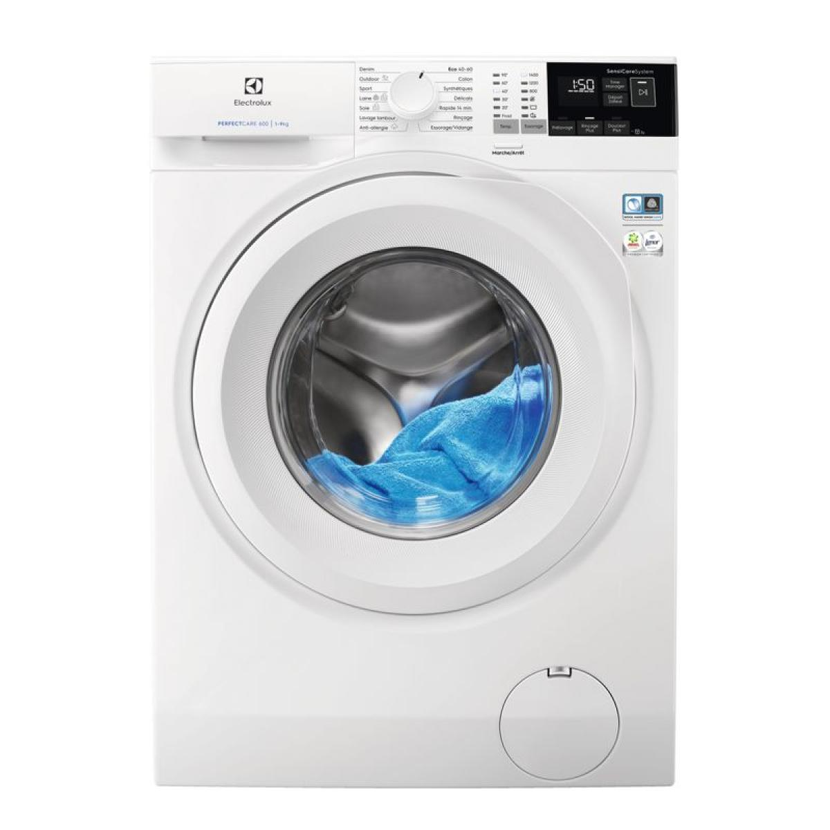 Lave- linge hublot ELECTROLUX EW6F1416CR 9kg Blanc