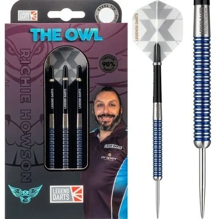 LEGEND DARTS RICHIE HOWSON 90% SILVER – FLÉCHETTES POINTE ACIER