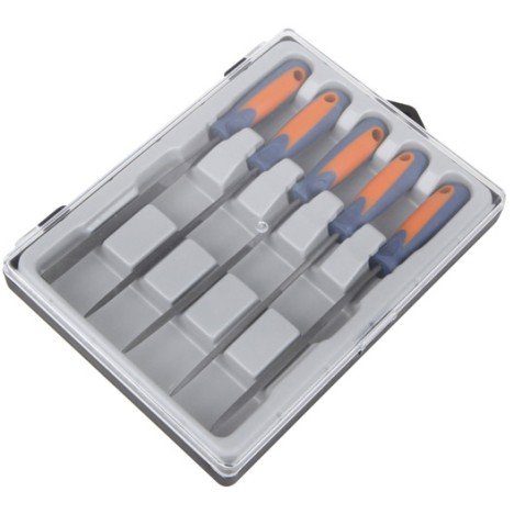 Lot de 5 minilimes assortiment mi-douce DEXTER, 100 mm