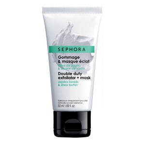 SEPHORA Gommage & masque éclat Billes de jojoba & beurre de karité