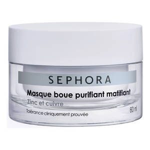 SEPHORA Masque boue purifiant matifiant Zinc et cuivre