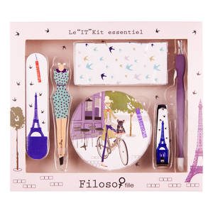 FILOSOFILLE Kit Beauté 6 pièces Kit d’accessoires Paris