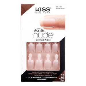KISS Salon Acrylic NUDE French Faux ongles