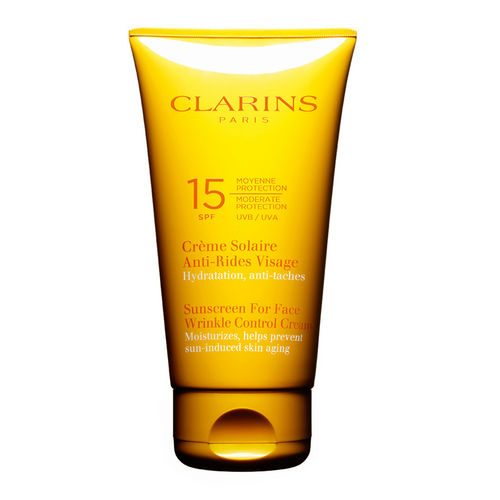 CLARINS Crème Solaire Anti-Rides Visage Moyenne Protection SPF 15