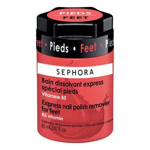 SEPHORA Bain dissolvant express spécial pieds Vitamine B5