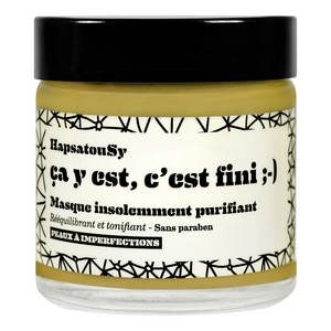 HAPSATOUSY Ça y est, c’est fini Masque insolemment purifiant