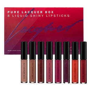 ZOEVA Pure Lacquer Box Coffret de Rouges à Lèvres Brillants