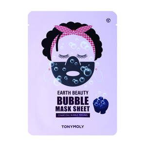 TONYMOLY Earth Beauty Bubble Sheet Mask Masque Tissu Moussant