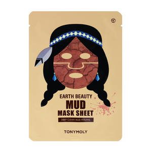 TONYMOLY Earth Beauty Mud Mask Sheet Masque Tissu Boue